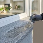 Parapety zewnętrzne z granitu wykonane na wymiar przez MSG GRANIT