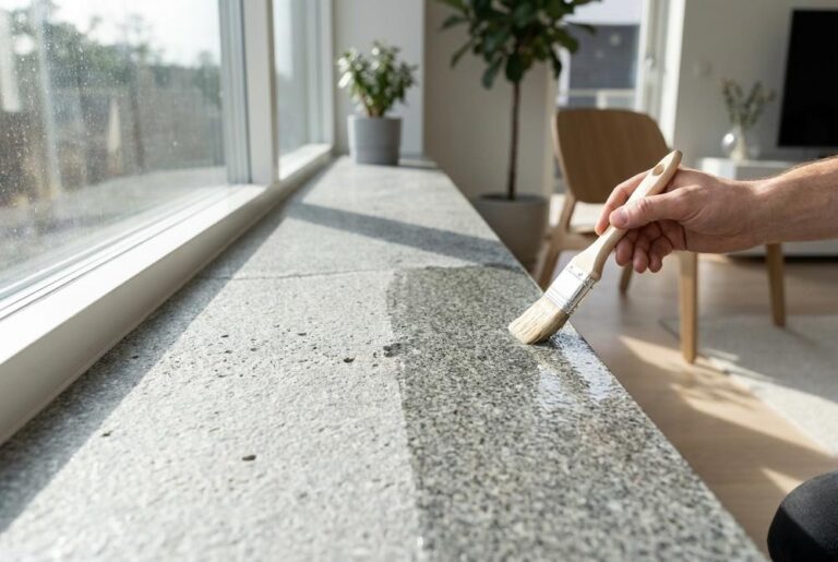 Parapety wewnętrzne z granitu w ofercie MSG GRANIT – trwałe wykończenie okien w domu i mieszkaniu